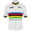 Maglia 2023 Campionati del mondo UCI Manica Corta Bianco